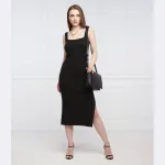 Платье-Студия с добавлением льна Superdry, черный - фото 2