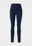 Леггинсы Nike Performance ONE SEAMLESS FRONT, Midnight Navy/White/Dark Blue - фото 6