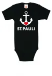 LOGOSHIRT Боди Logoshirt St. Pauli, черный - фото