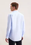 Классическая рубашка Seidensticker, Light Blue - фото 3