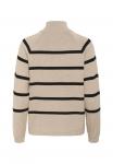 Джемпер Cream Jumper, Cobbelstone Melange Stripe/Stone - фото 6