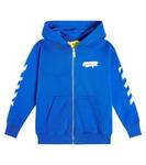 Худи с логотипом Off-White Kids, синий - фото