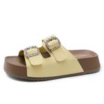 Женские тапочки Slide WESTLINK, бежевый - фото 9