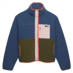 Флисовая куртка Superdry Colour Block, синий - фото 3