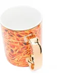 Фарфоровая кружка Spaghetti Seletti, оранжевый - фото 3