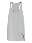 Платье мини без рукавов The Attico, серый - фото