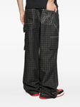 Брюки AMIRI MA Quad в клетку, черный - фото 4
