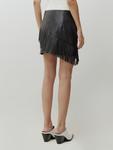 Кожаная юбка EDITED Skirt Aileen, черный - фото 4
