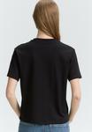 Футболка TOM TAILOR DENIM BOXY T-SHIRT, Deep Black/Black - фото 3