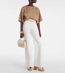 Босоножки на платформе из кожи Heloise 95 Jimmy Choo, Latte - фото 2