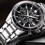 Мужские часы EDIFICE черные CASIO - фото 7