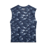 Майка YISHUJIA,LIANMINGKUAN мужская LINING, синий - фото 3