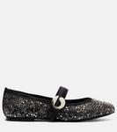 Балетки с декором Coperni, Black-Silver - фото 4