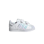 Кроссовки Adidas Superstar I, белый/голубой - фото