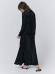 Сатиновая юбка Colette Ghost, Black - фото 4