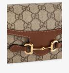 Сумка через плечо из холста Horsebit 1955 Gucci, мультиколор - фото 3