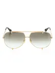 Солнцезащитные очки-пилоты Talon Dita Eyewear, золотой - фото