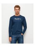 Футболка темно-синего цвета Pepe Jeans - фото
