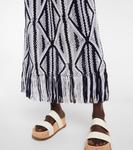 Платье макси Daria из шерсти макраме Gabriela Hearst, Htr Grey Multi - фото 5