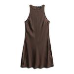 Платье Superdry Satin Racer Sleeveless Short, коричневый - фото 3