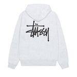 Худи Stussy Basic Hoodie, Ash Heather - фото 2