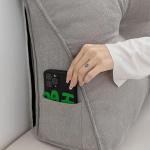 Треугольная подушка COZMAX для чтения в постели, темно-синий - фото 5