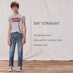 Прямые джинсы Levi's 514 в цветах обычный и хаски для мальчиков 4–20 лет Levi's - фото 8