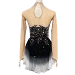 ICE WING SNOW LION Платье для фигурного катания Kostenevich, градиентное синее, размер M - фото 9