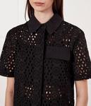 Рубашка Cropped fit Liu Jo, черный - фото 4