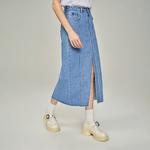 Lee Джинсовая длинная юбка Light Blue - фото 8