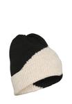 Шапка Kaffe CONTRAST, Black W Beige Contrast/Black - фото 3