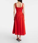 Хлопковое миди-платье Olas Faithfull, Dusty Tomato - фото 3