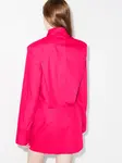 Платье-рубашка с широкими рукавами The Attico, розовый - фото 3