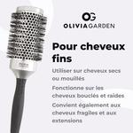 Расческа Essential Blowout Classic Silver 55, Olivia Garden - фото 3