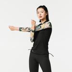 Женская футболка Surf Top с длинным рукавом и УФ-защитой 500 БЕЛЫЙ/ПРИНТ Olaian - фото 17