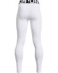 Брюки Under Armour Kids ColdGear Armour Leggings, белый/черный - фото 2