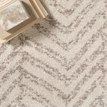 Геометрический ковер Rosanne Nuloom, серый, 77x183 см - фото 7