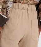 Хлопковые бермуды Brunello Cucinelli, Coffee Cream - фото 5