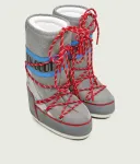 Снежные ботинки ICON SPACE RACING Moon Boot, серебро - фото 3