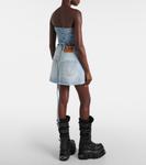 Хлопковый джинсовый корсет Vetements, синий - фото 3