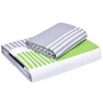 Постельное принадлежность dana 135/200 см + наволочка 80/80 см полосатый renforcee, мультиколор - фото 3