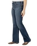 Джинсы Suki Plus Size Mid Rise Curvy Fit Bootcut Jeans Silver Jeans Co, Sutton - фото 2