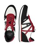 Кроссовки мужские Armani Exchange комбинированные, белый/красный/черный - фото 4