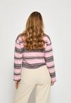 Поло Minus RANIA LONG SLEEVE , Prism Pink Stripe/Pink - фото 3