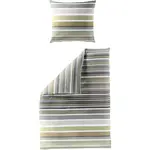 Постельное белье BIERBAUM «4067», бобер, 100% хлопок, легкое в уходе, оливковый - фото