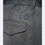 Зауженные брюки Boss, серый - фото 4