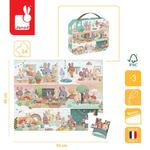 Янод, пазл, в чемодане Один день, 24 шт. Janod - фото 3