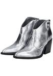 Кожаные ботильоны NeroGiardini, серебряный - фото 4