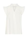 Блуза Kaffe Liany Via, белый - фото