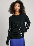Тонкий вязаный свитер Pepe Jeans Sweater Nina, черный - фото 2
